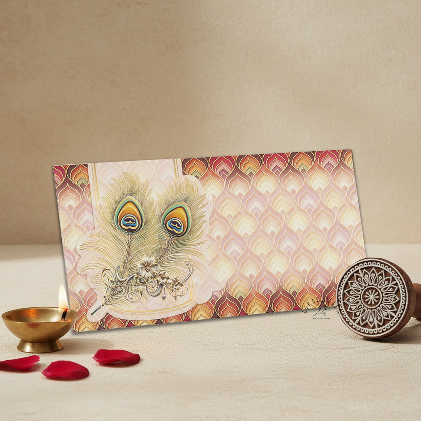 Premium Designer Shagun Envelopes – Stylish 2.5 Fold Matte Finish with Gold Foil & UV | Lifafewala