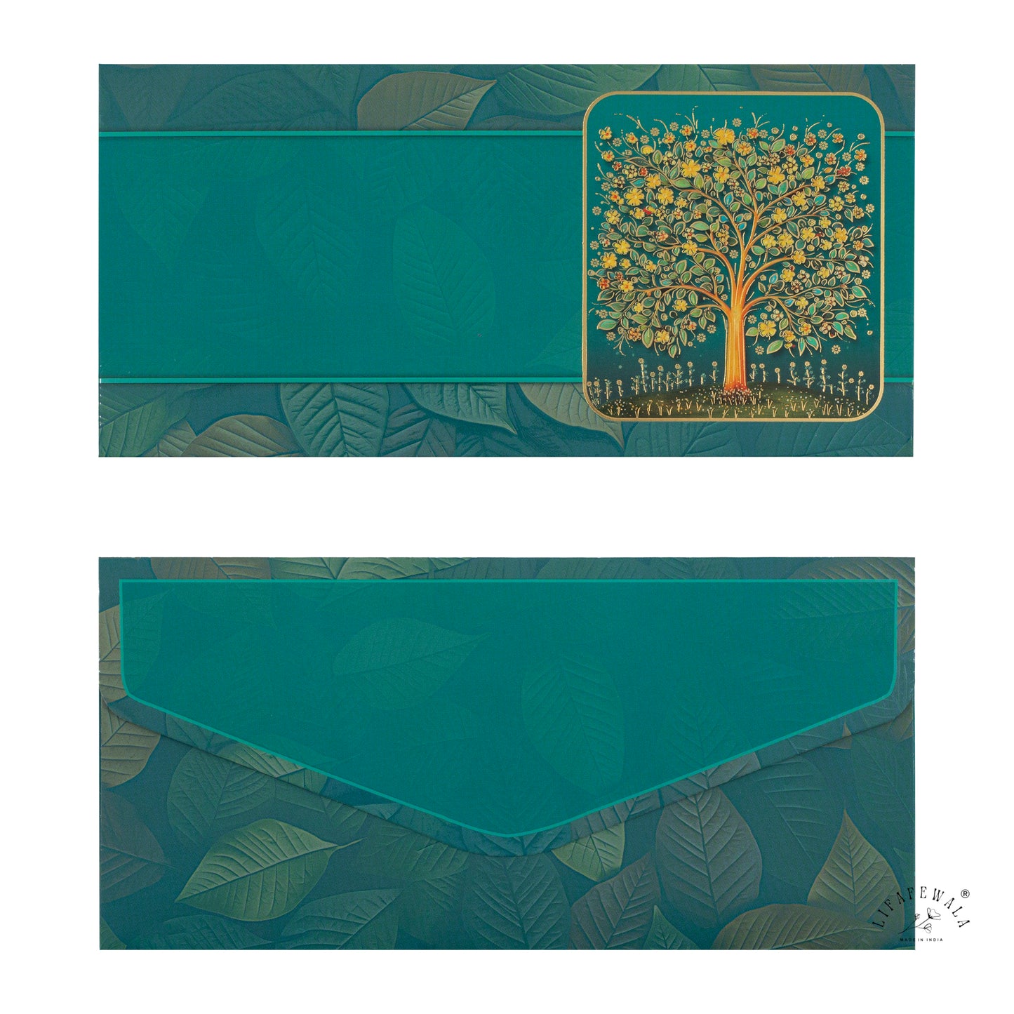 Premium Gold Foil Shagun Envelopes | LIFAFEWALA (Matte Finish, Pack of 20–200)