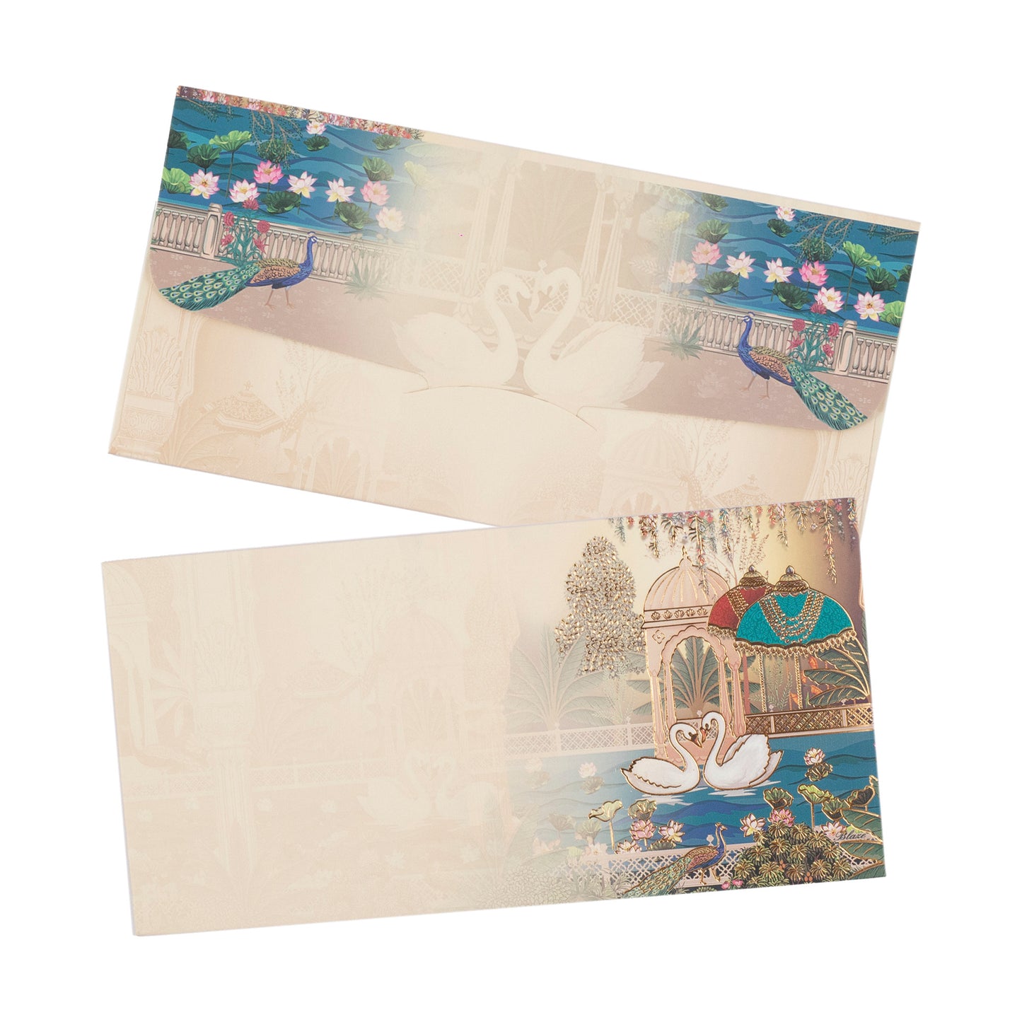 Exclusive Gold Foil Shagun Lifafa | LIFAFEWALA Matte Cream Money Envelopes (Pack of 20–200)
