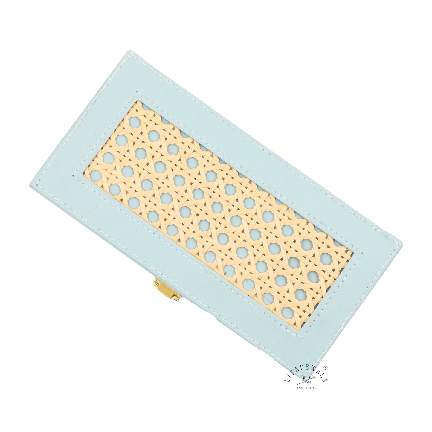 Decorative Pastel Blue Handcrafted Gaddi Box – Premium Shagun, Cash & Jewellery Gift Box | Lifafewala