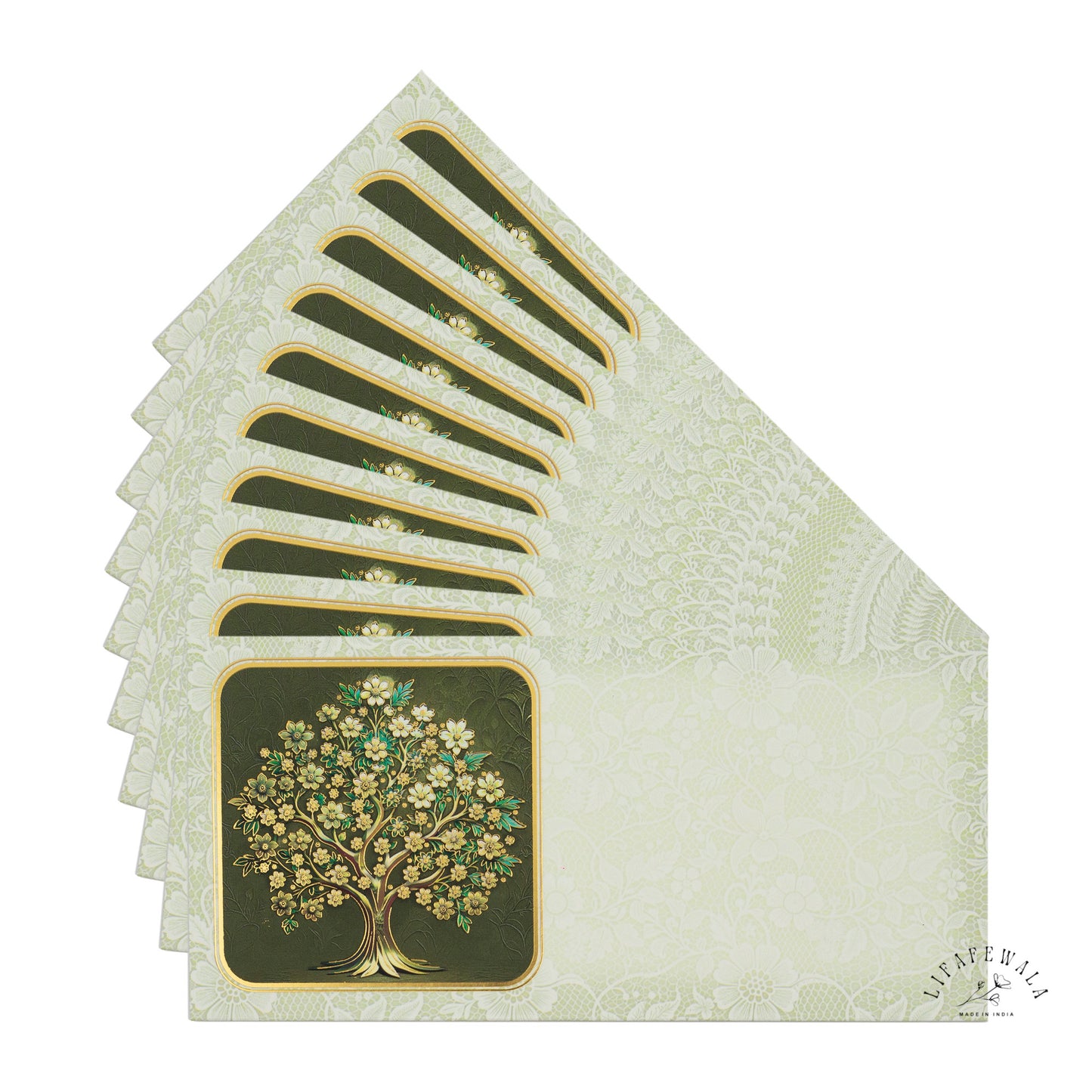 Floral Velvet Feel Money Envelopes | LIFAFEWALA Shagun Lifafa (Pack of 20–200)