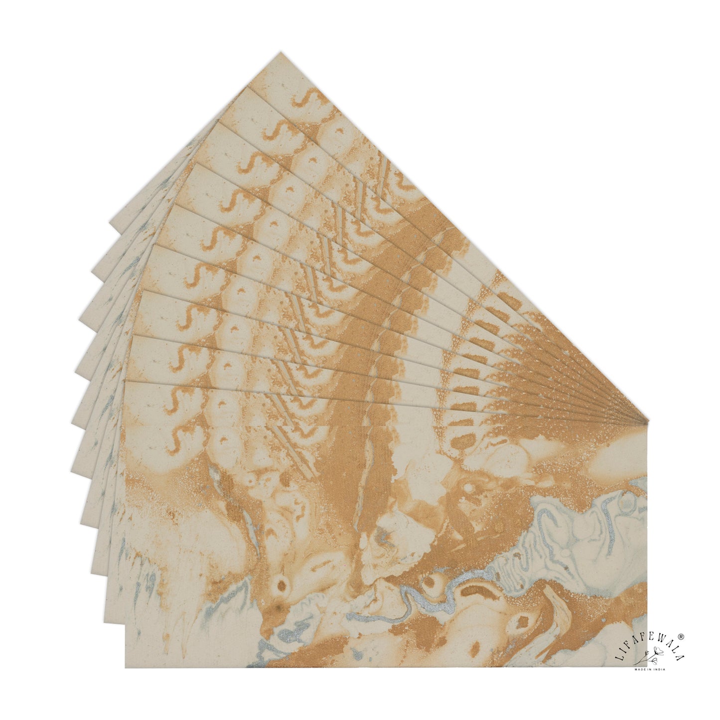 Eco Friendly Handmade Paper Envelopes | LIFAFEWALA (Cream Recycled, Pack of 20-200)