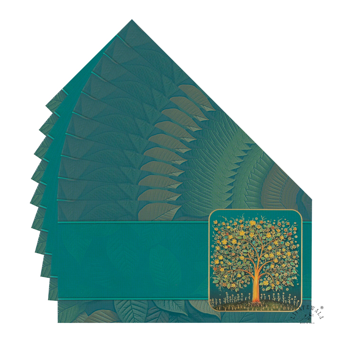 Premium Gold Foil Shagun Envelopes | LIFAFEWALA (Matte Finish, Pack of 20–200)