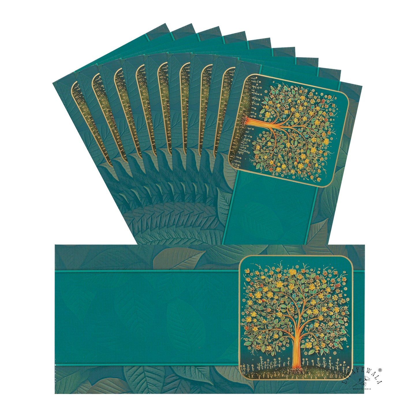 Premium Gold Foil Shagun Envelopes | LIFAFEWALA (Matte Finish, Pack of 20–200)