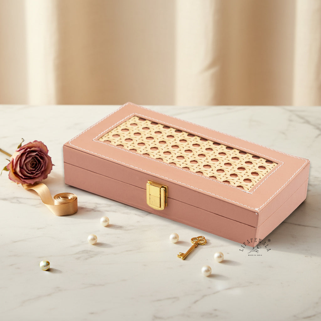 Decorative Pastel Pink Handcrafted Gaddi Box – Premium Shagun, Cash & Jewellery Gift Box | Lifafewala