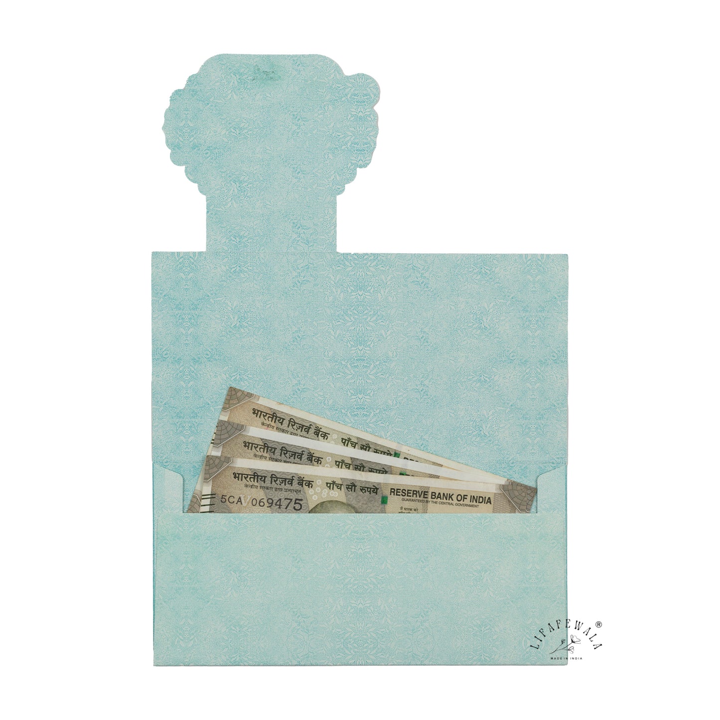 Premium Peacock Design Shagun Envelopes – Stylish 2.5 Fold Matte Finish with Gold Foil & UV | Lifafewala