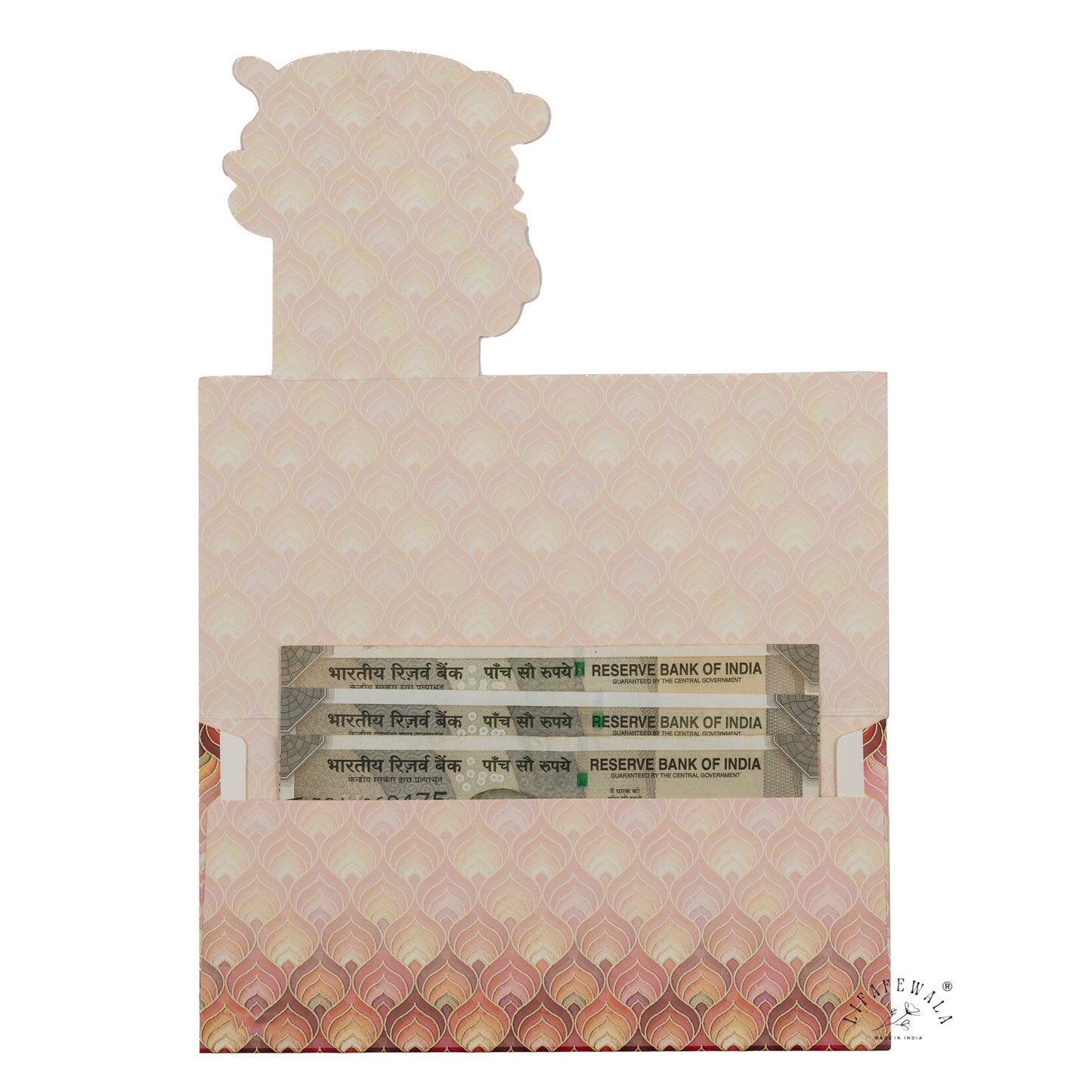 Premium Designer Shagun Envelopes – Stylish 2.5 Fold Matte Finish with Gold Foil & UV | Lifafewala