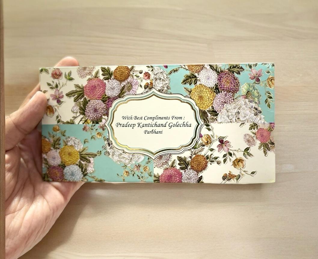 Colorful Flower Design Shagun Envelopes | Money Gift Pack (20, 50, 100, 200 pcs) – Lifafewala