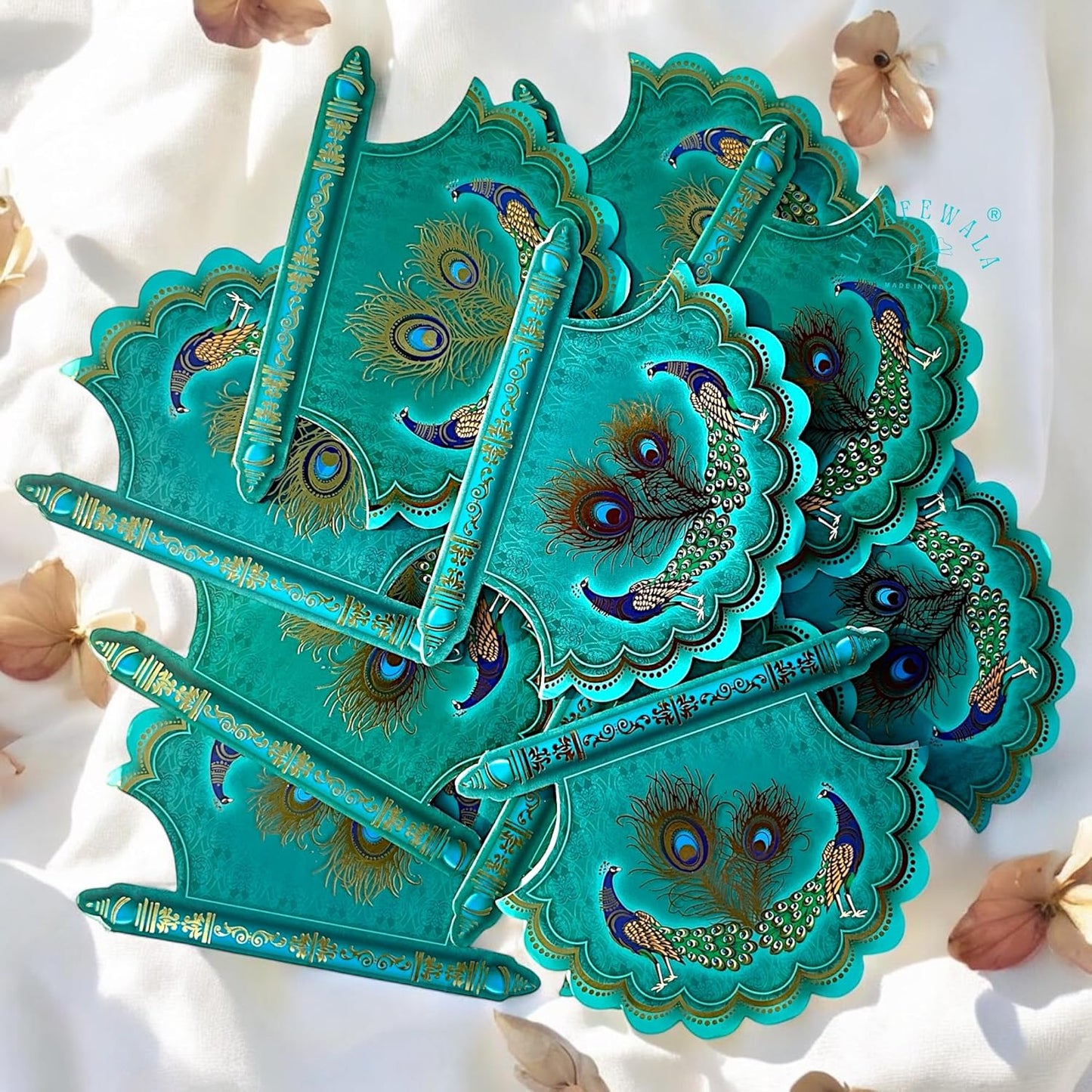 Designer blue money envelope for weddings and gifting