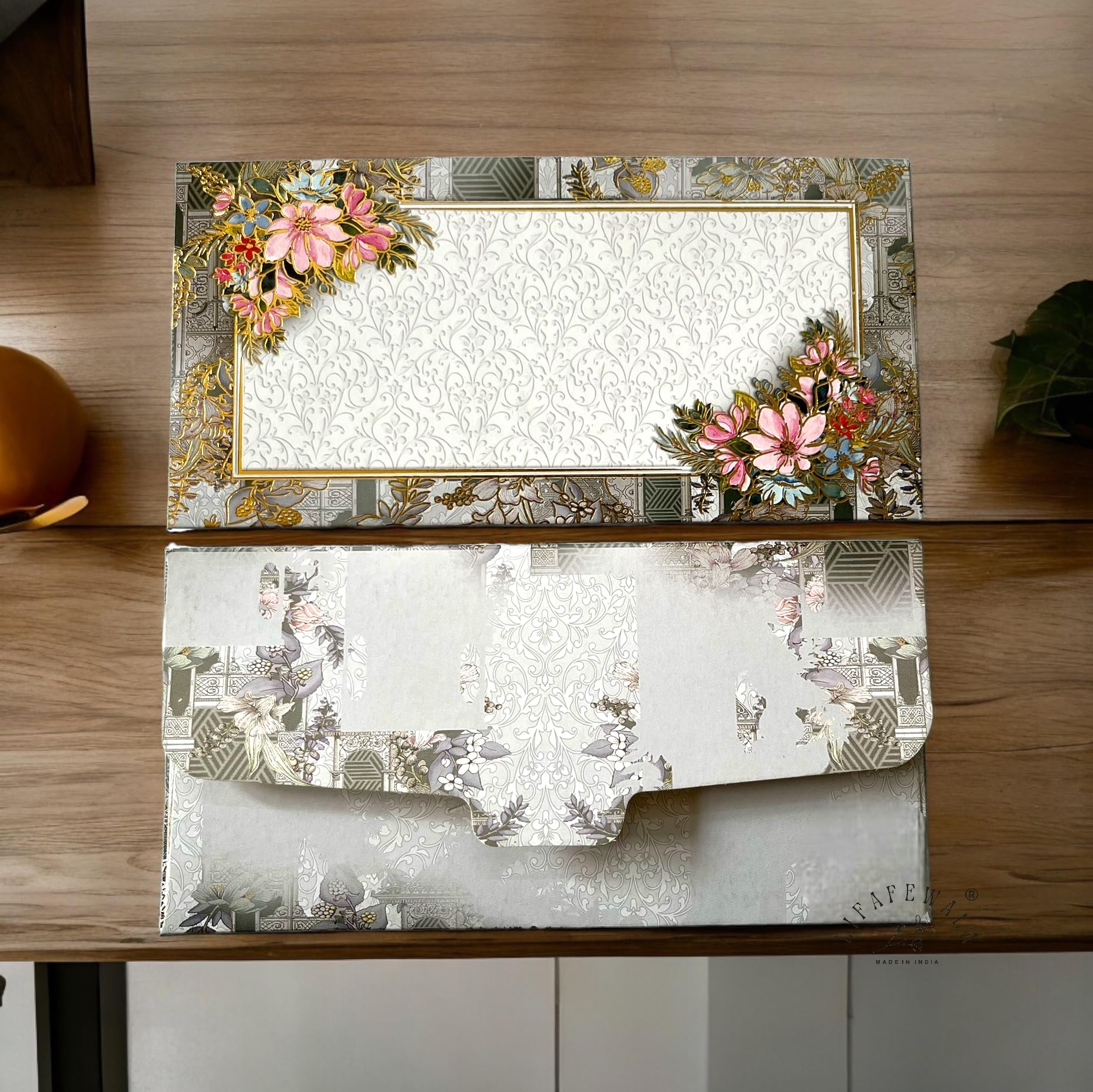 “Elegant floral gift envelopes for birthdays and festivals”