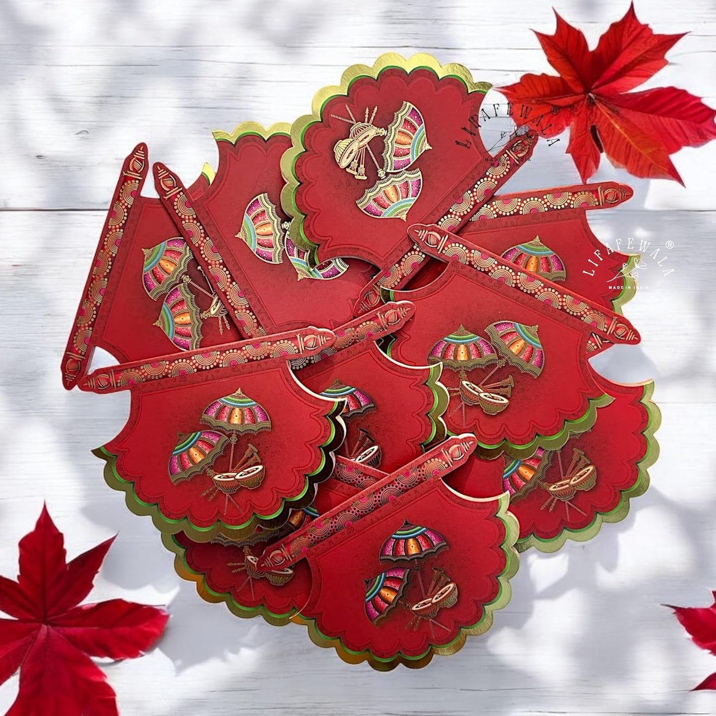 Designer red envelopes for weddings and gifting