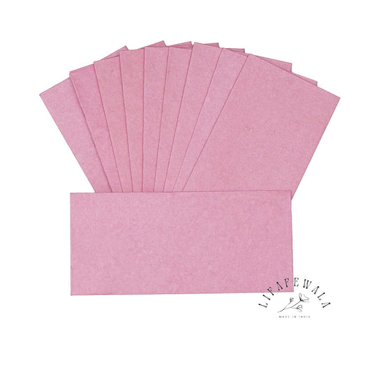 Eco friendly handmade pink shagun envelopes pack of 10