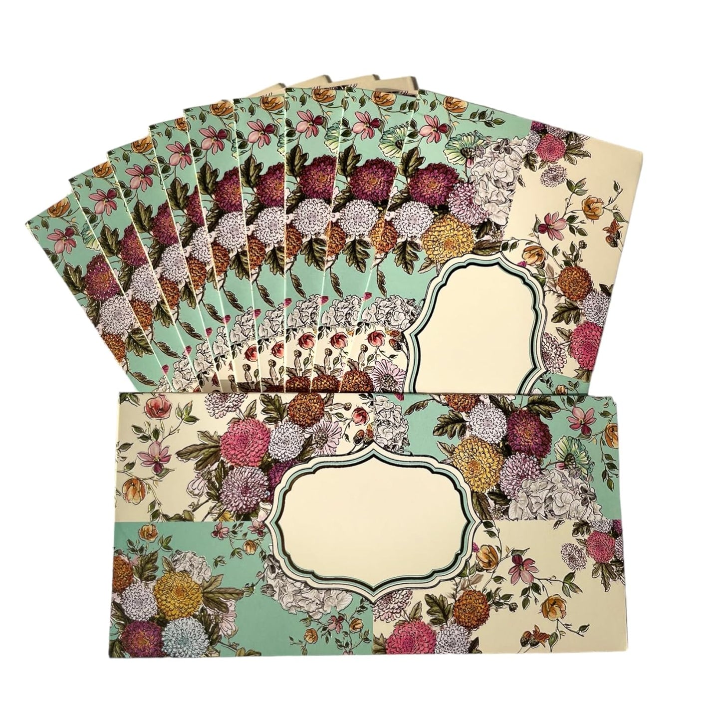 “Multicolor floral print shagun envelopes for weddings”