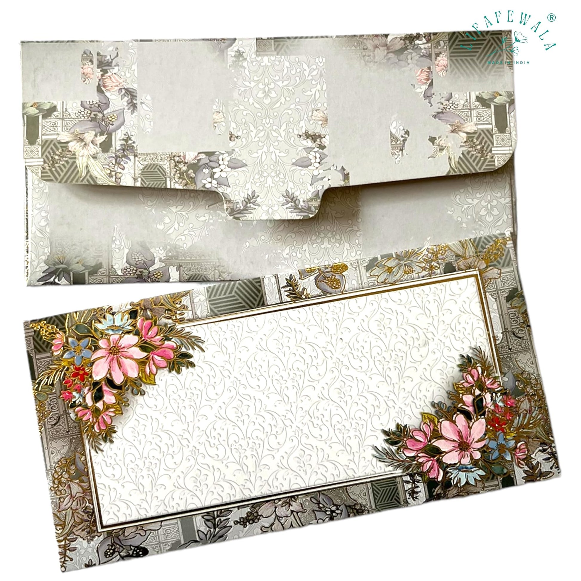 “Floral shagun envelopes for weddings and gifting”