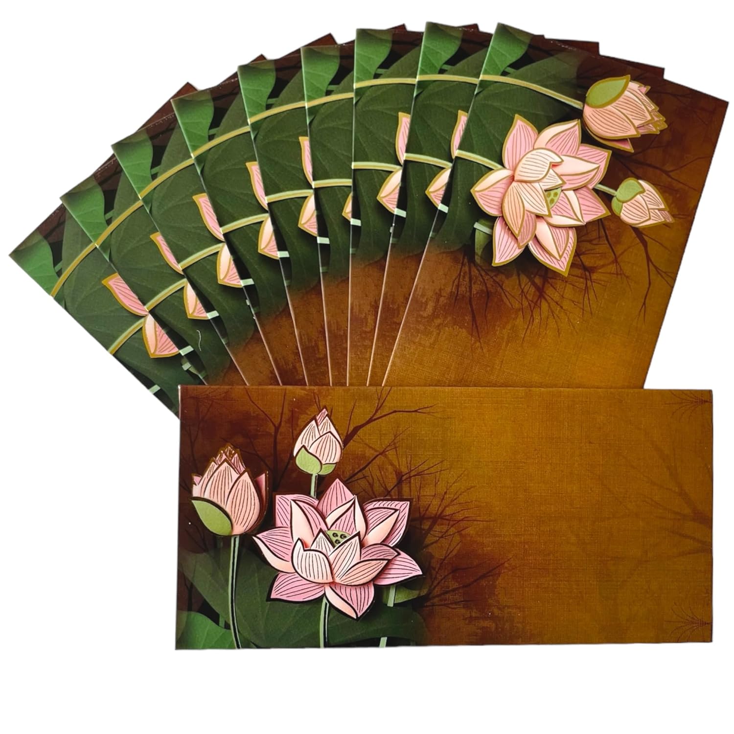 “Premium brown floral velvet shagun envelopes for weddings”