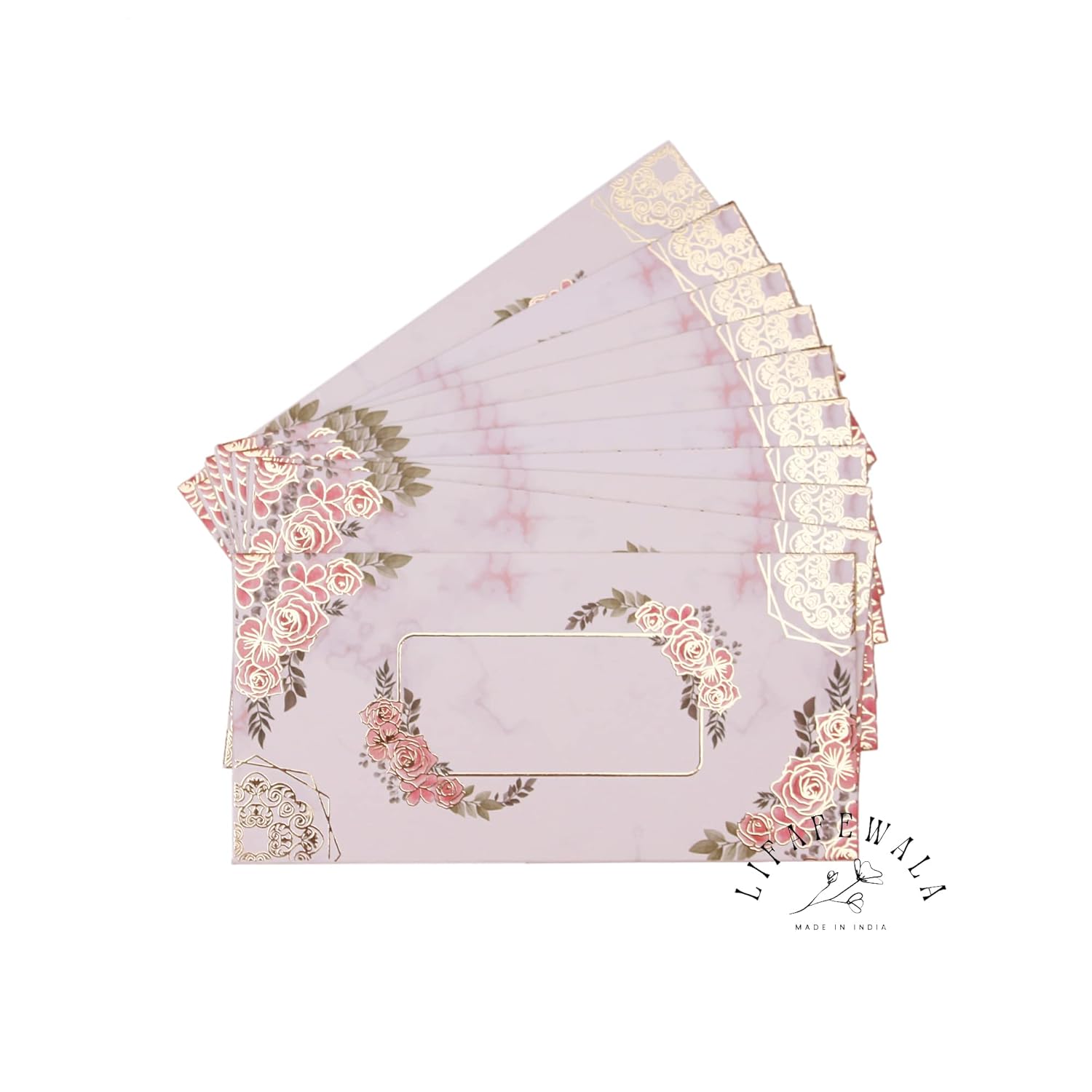 Premium floral shagun envelopes for Diwali and Rakhi