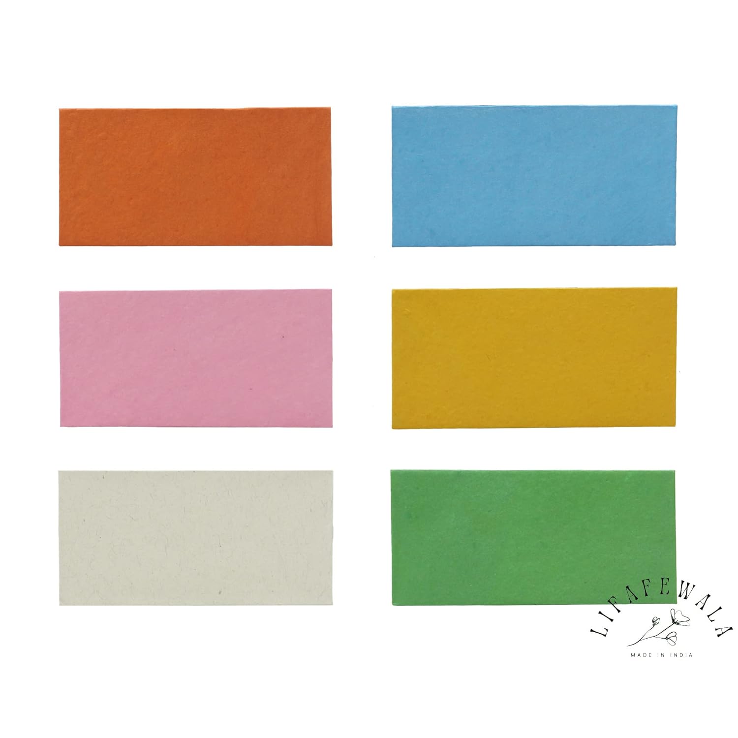 Eco conscious multicolor envelopes for rakhi wedding and birthday gifts