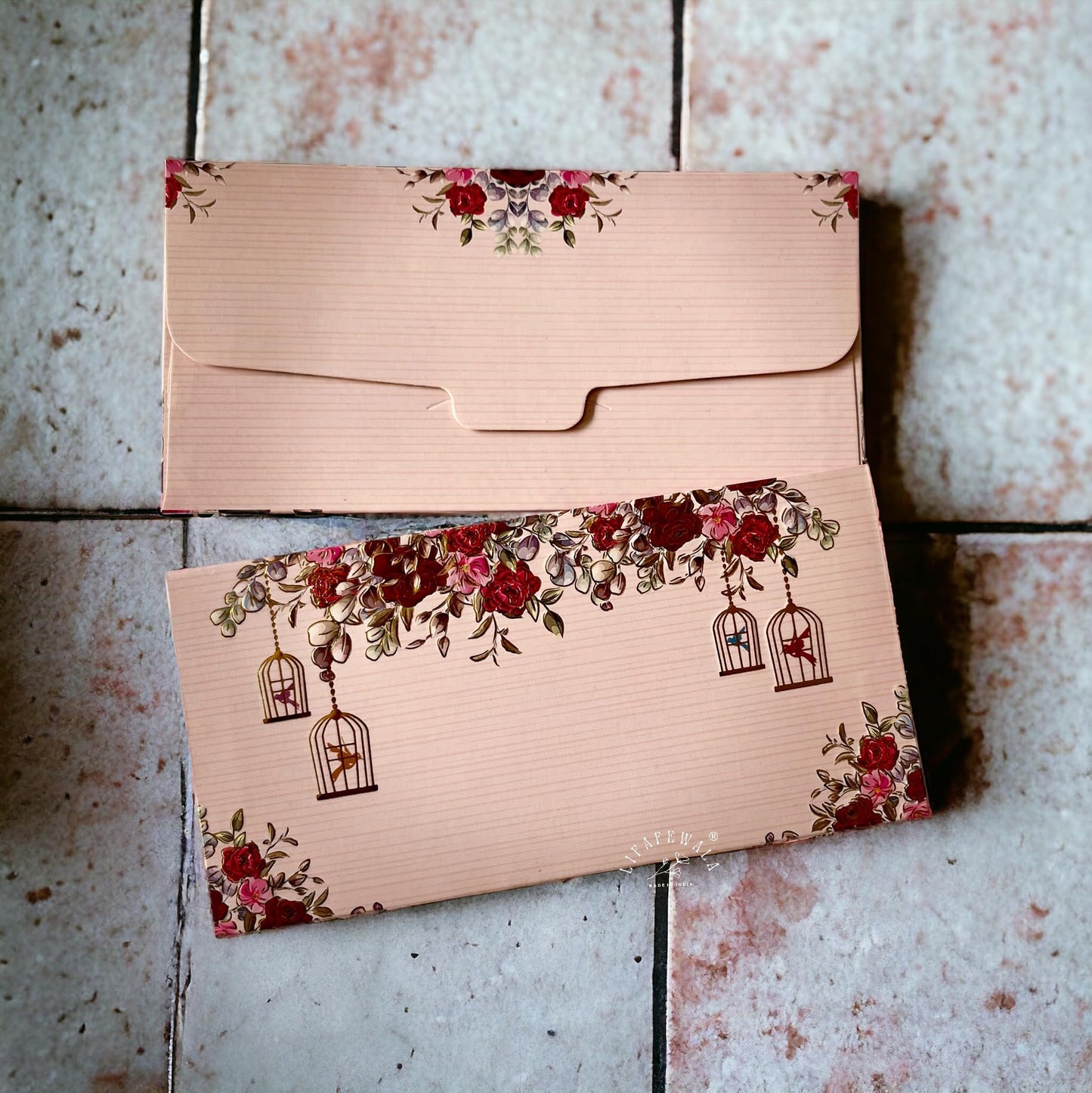 “Pack of 10 pink envelopes for cash gifting – Lifafewala”