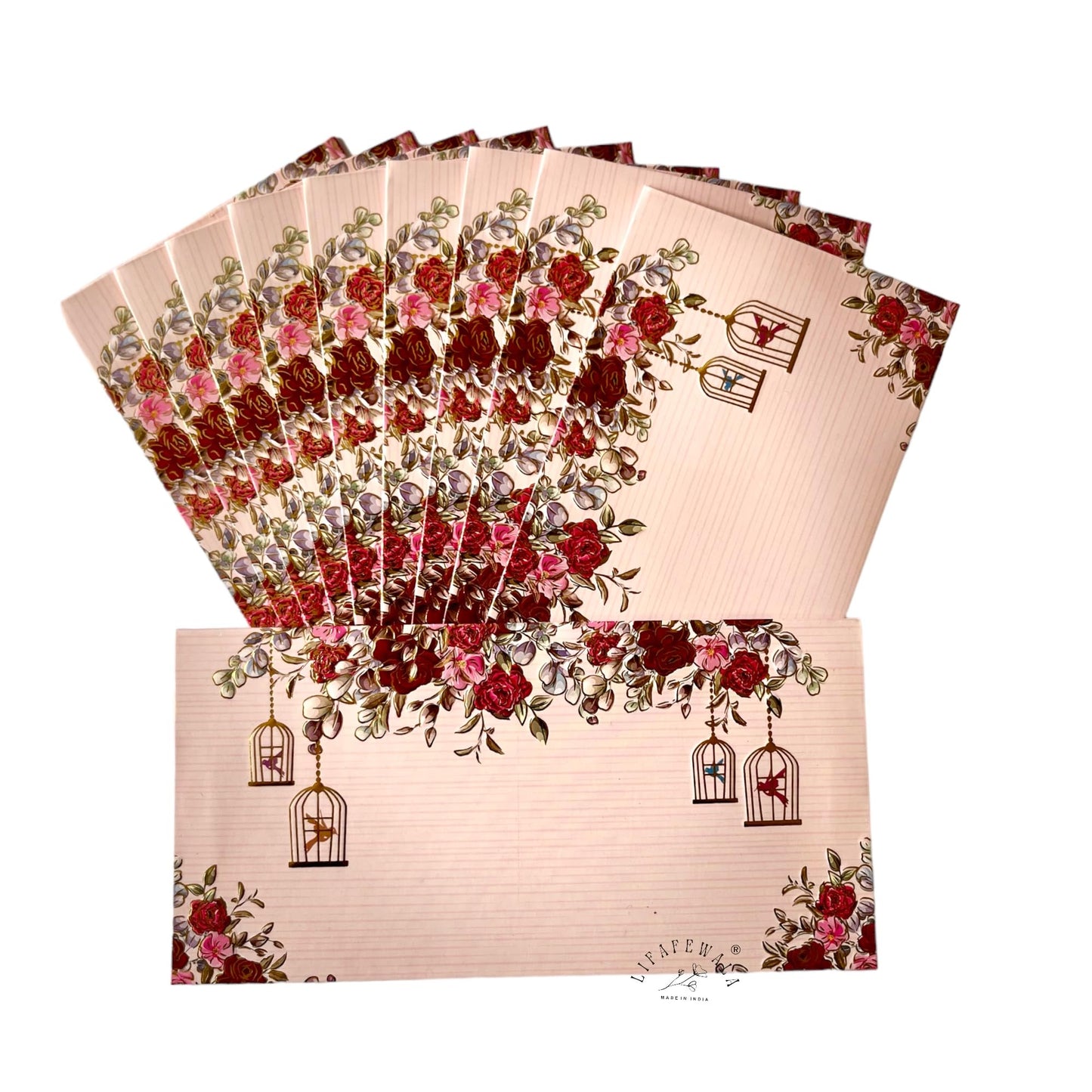 “Designer pink matte shagun envelopes for weddings”