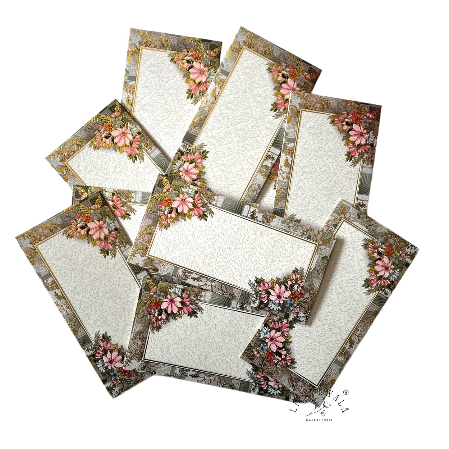 “Designer multicolor envelopes for cash gifts”