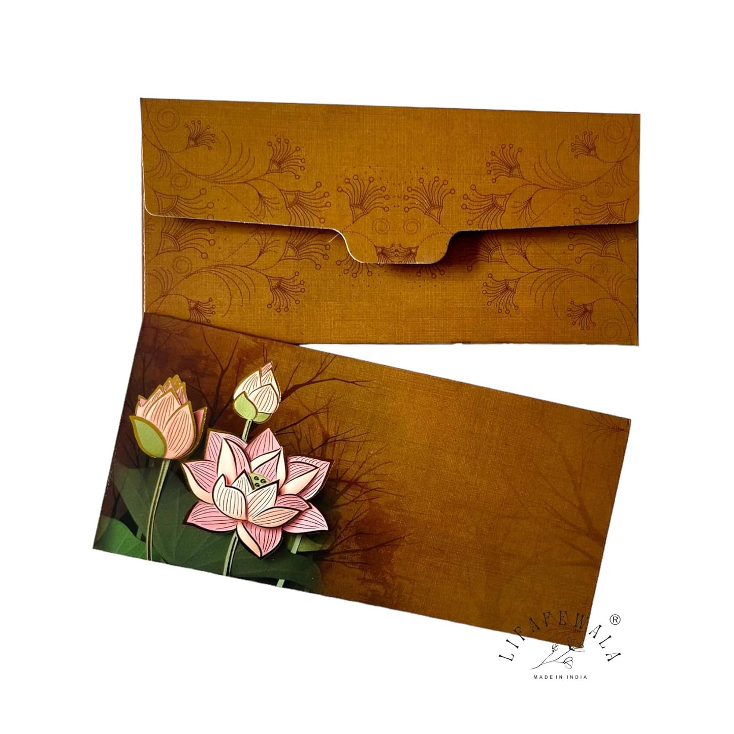 “Elegant money gift covers with floral design – pack of 10”