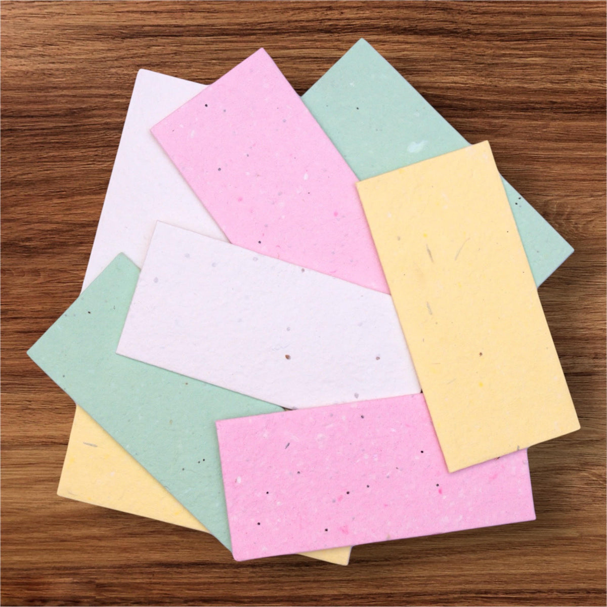 Eco-Friendly Plantable Seed Paper Envelopes by LIFAFEWALA | Multicolor Covers with different variety of seeds (Pack of 20–200)