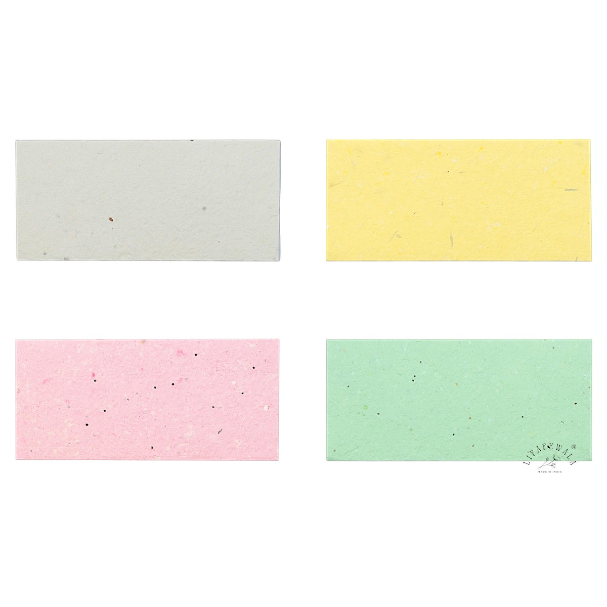 Eco-Friendly Plantable Seed Paper Envelopes by LIFAFEWALA | Multicolor Covers with different variety of seeds (Pack of 20–200)