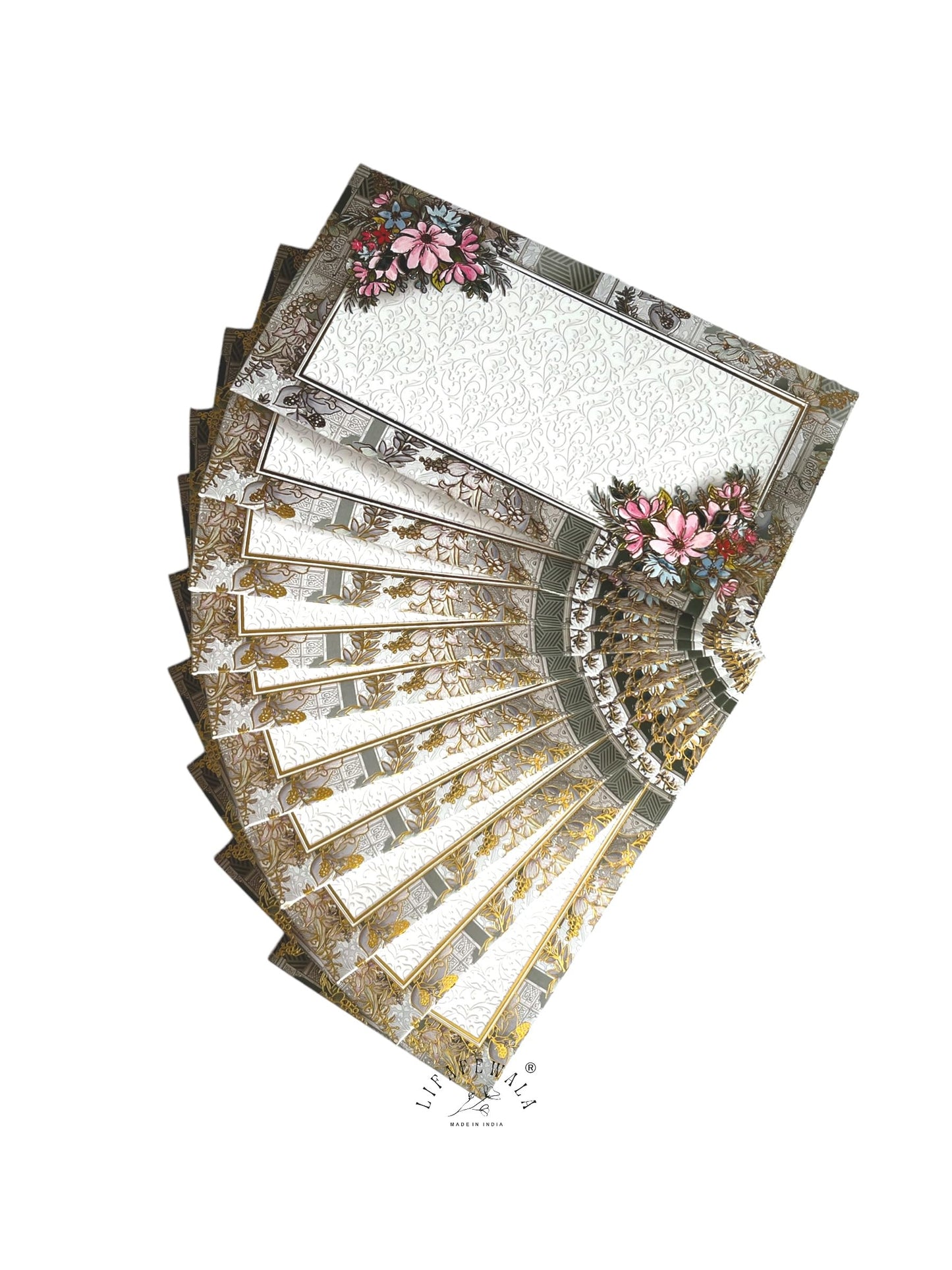 “Premium floral money covers – Lifafewala”
