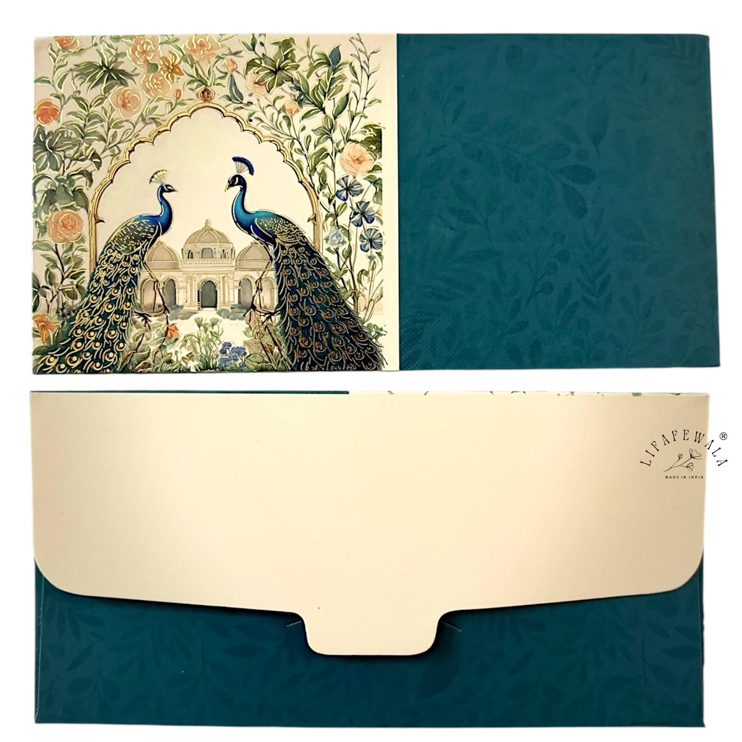 “Designer money gift envelopes in blue color”